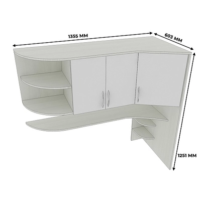 Надставка P813 для столов P714, P715, P717 L/R