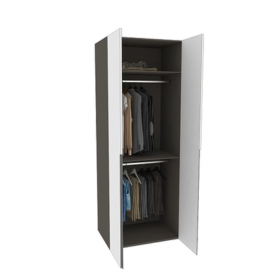 Шкаф 2 дверный, фасады в эмали LE210.60-1