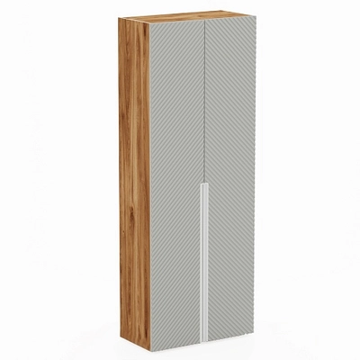 Шкаф 2 дверный, фрезерованные фасады в эмали LE210.44-1