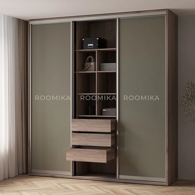 Шкаф-купе ХG246.60-2, профиль INTEGRO, фасад МДФ