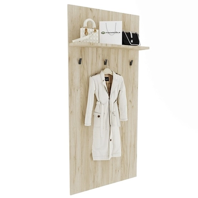 Панель широкая с полкой и крючками L177