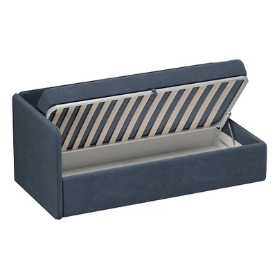 Кровать с подъемным механизмом и ящиком для белья РУБИ М1