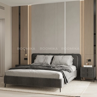 Кровать двуспальная мягкая СТЕНЛИ, 180x200