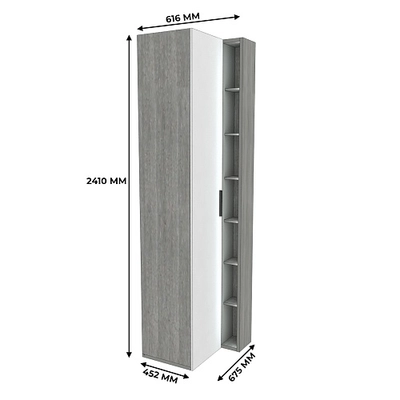 Шкаф переходный с подсветкой LG232 L/R
