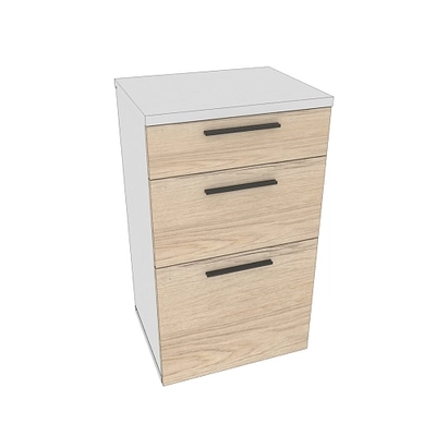 Тумба узкая 2 ящ. L875