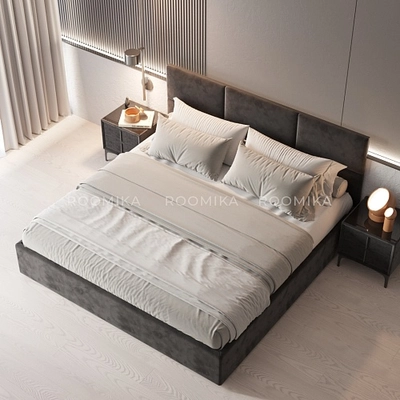 Кровать двуспальная мягкая ВЕРСАЛ с подъемным механизмом, 180x200