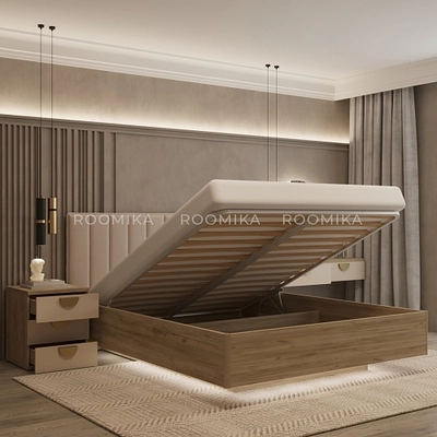 Кровать двуспальная Lazio с парящим эффектом L160 , 160x200