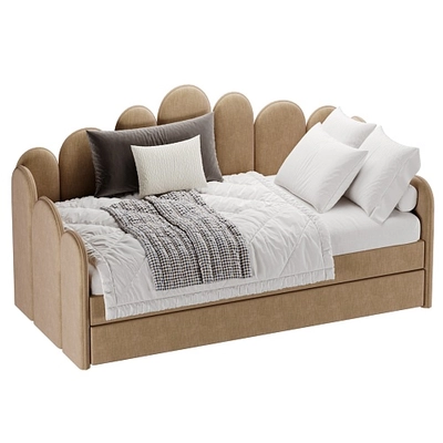 Мягкая кровать-диван ШЕЛЛ, 90x190