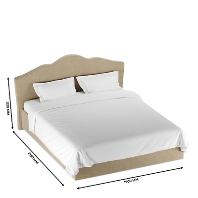 Кровать двуспальная мягкая СЕЛЕНА с подъемным механизмом, 160x200