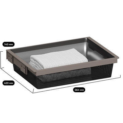 ALFA Выдвижная корзина в базу 600 мм, FRM5802.564.01