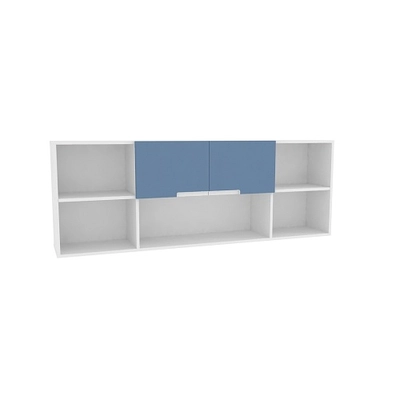 Антресоль над кроватью, фасады в эмали LE325.160