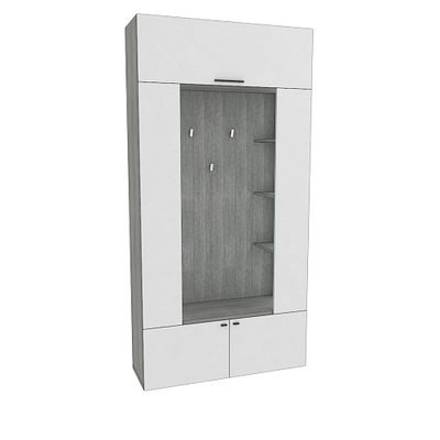 Секция под крючки с полками с подсветкой LG418 L/R