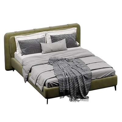 Кровать двуспальная мягкая СТЕНЛИ, 160x200