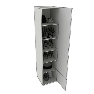 Шкаф однодверный напольный CG-221