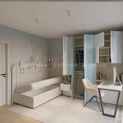 Лацио детская фрезерованные фасады в эмали 79