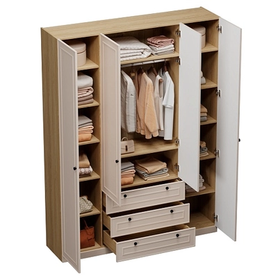 Шкаф четырехдверный для одежды A205-1