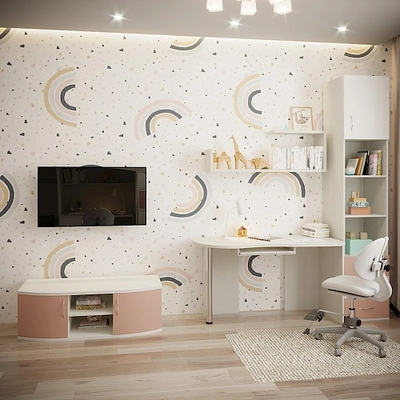 Стол письменный с полкой под клавиатуру P713 L/R