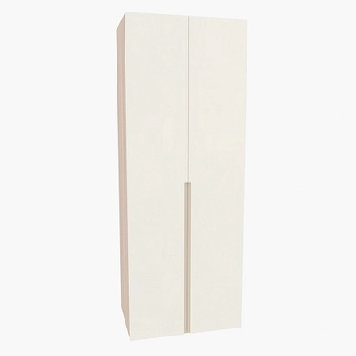 Шкаф 2 дверный, фасады в эмали LE210.60-1