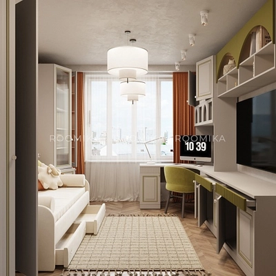 Рабочая зона Флоренция фасады в эмали 10