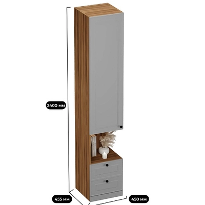 Шкаф для спальни с нишей с подсветкой A221.40
