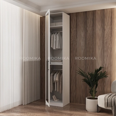 Шкаф однодверный для одежды с зеркалом A221.44-1Z