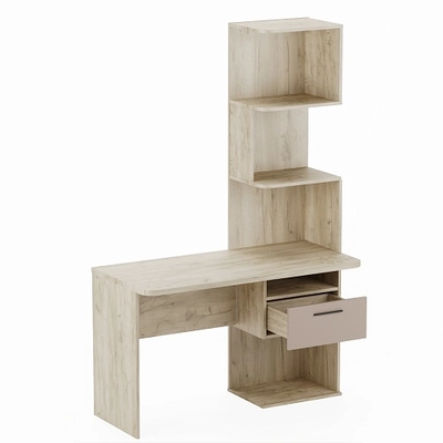 Рабочий стол со встроенным стеллажом HOF420