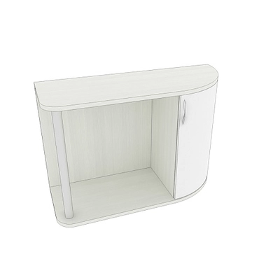 Туалетный столик с радиусным фасадом P700.50 L/R