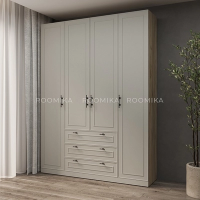 Шкаф четырехдверный для одежды A205-1