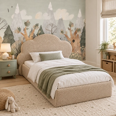 Кровать мягкая ОБЛАКО с подъемным механизмом, 120x200