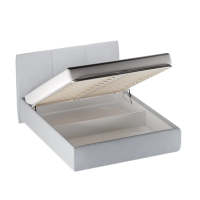 Кровать двуспальная мягкая ПАЛЕРМО с подъемным механизмом, 160x200