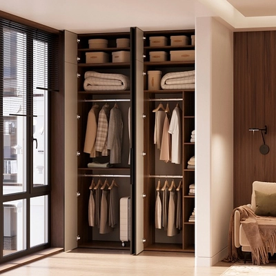 Балкон с удобной мягкой нишей и шкафом в эмали №132