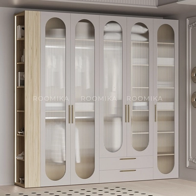 Шкафная группа Лацио фрезерованные фасады в эмали 39