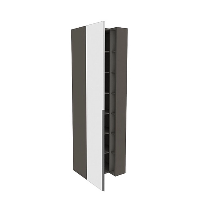 Шкаф переходный с подсветкой, фасады в эмали LE232 L/R