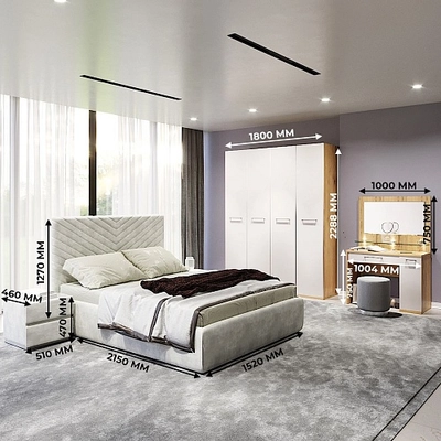 Кубо мдф спальня 1