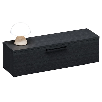 Тумба TV навесная, фасады натуральный шпон L-513