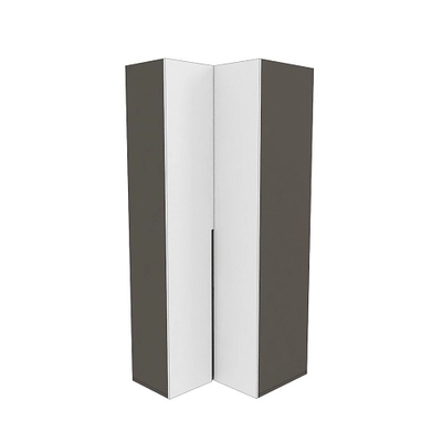 Шкаф угловой, фасады в эмали LE207 L/R