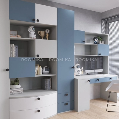 Рабочий стол с ящиками P717 L/R