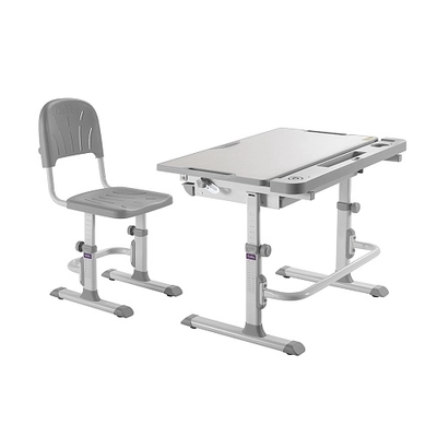 Комплект парта + стул трансформеры DISA GREY