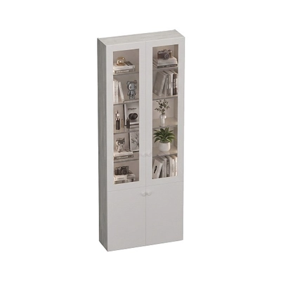 Шкаф книжный со стеклом L240 с подсветкой
