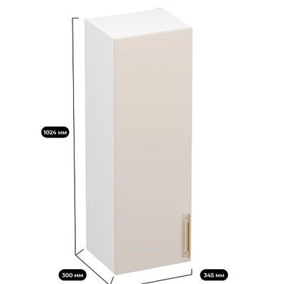 Антресоль однодверная L337.300