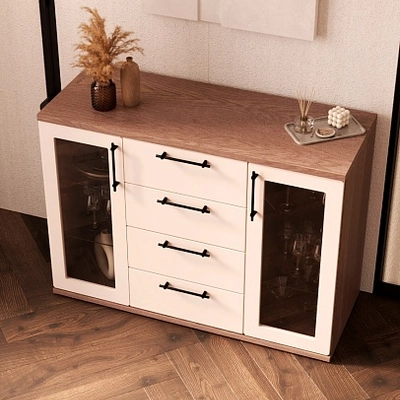 Комод со стеклянными полками P707.1