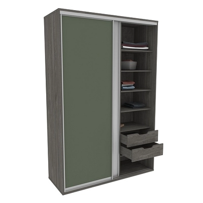 Шкаф-купе U160 тип 1 МДФ/зеркало