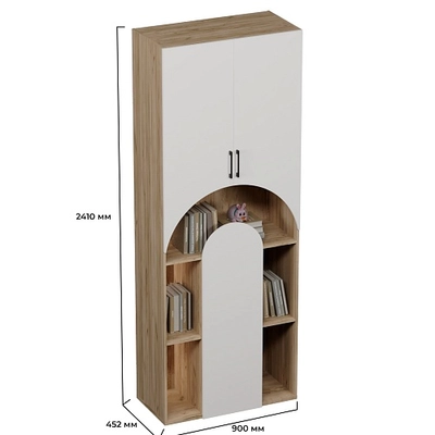 Стеллаж для книг с подсветкой LG253.44 L/R