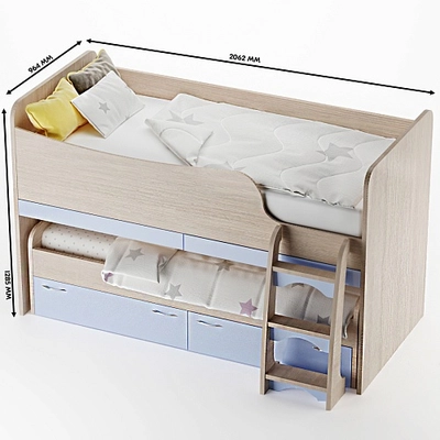 Кровать выдвижная P903, 90x200