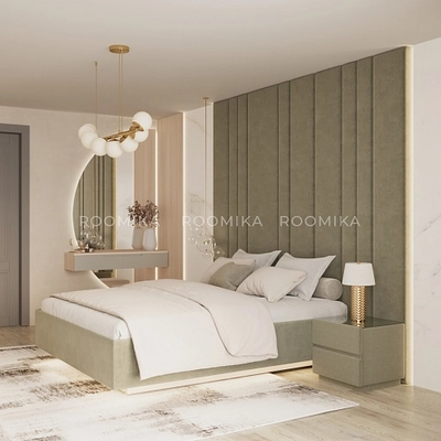 Мягкая кровать-подиум КОЛИБРИ с подъемным механизмом, 140x200