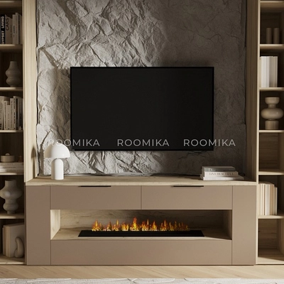 Тумба ТВ напольная с электрокамином LG551.450L/R