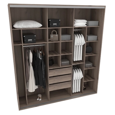 Шкаф-купе ХG246.60-2, профиль INTEGRO, фасад МДФ