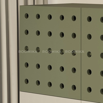 Рабочая зона Лацио фрезерованные фасады в эмали 99