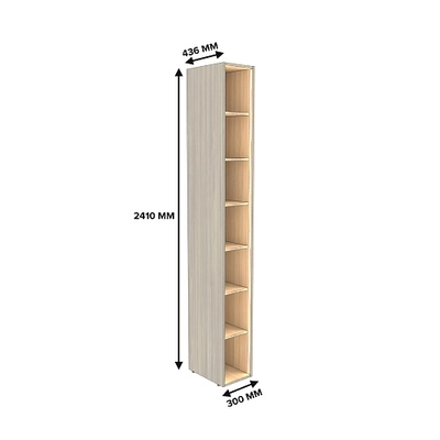 Cтеллаж открытый глубокий L233.44 с подсветкой