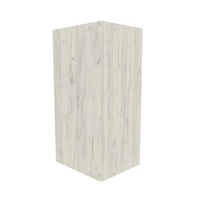 Навесная полка вертикальная с фасадом  2 ниши E312